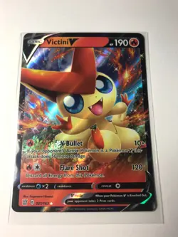 Victini V 021/163 Ultra Rare Battle Styles NM/M Pokemon Card - Image 1
