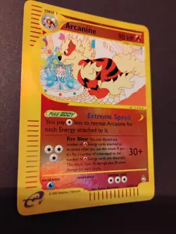 Arcanine 2/147 Aquapolis Reverse Holo NM/LP Vintage Pokemon Card 2002 - Image 3