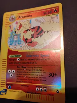 Arcanine 2/147 Aquapolis Reverse Holo NM/LP Vintage Pokemon Card 2002 - Image 4