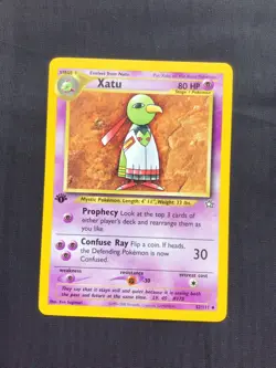 Pokemon Cards: Neo Genesis 1st Edition Uncommon: Xatu 52/111 - Image 1
