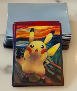 New Design Pokemon TCG Card Gengar & Pikachu 60pcs Custom Made Sleeve Au Stock - Image 2