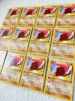 Pokemon Team Rocket 1st Edition Regular Finish Diglett 52/82 Lot 12 Cards Vtg - Image 3