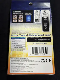 Digimon Card Game - Double Pack Set Volume 1 [DP-01] - English - Sealed - Image 2