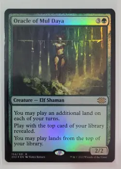 Oracle of Mul Daya FOIL 154 Double Masters 2022 2X2 MINT MTG EDH - Image 1