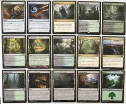 14x Golgari Commander Land Lot - Nonbasic - Black Green - MTG EDH Command Tower - Image 1