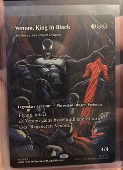 Venom, King in Black - Skithiryx, the Blight Dragon (Borderless) #22 NM Non - Image 1
