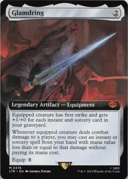 Glamdring (Extended Art) M Universes Beyond: The Lord of the Rings: Tales of Mid - Image 1