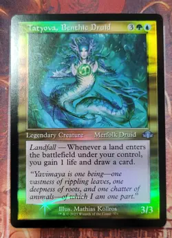 Tatyova, Benthic Druid 371 RETRO FOIL Dominaria Remastered MINT MTG DMR EDH - Image 1