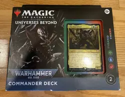 MTG Warhammer 40,000 Commander Deck Tyranid Swarm Sealed Magic the Gathering - Image 1