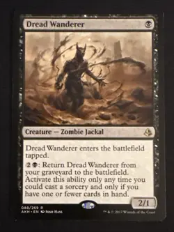 1x Dread Wanderer (088) Amonkhet LP MTG Magic the Gathering x1 MKE - Image 1