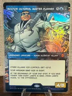 Doctor Octopus, Master Planner M 0228 BORDERLESS FOIL NM Marvel Spiderman MTG - Image 1