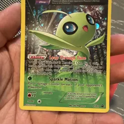 Celebi XY93 Black Star Promo Full Art Cosmos Holo Pokemon Card - Image 2
