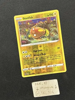 Pokemon Silver Tempest - Stunfisk - 055/195 - Reverse Holo - M/NM - Image 3