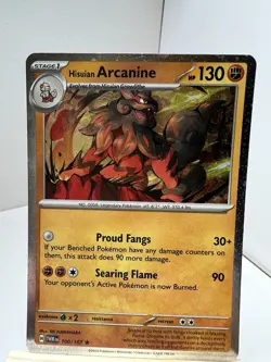 Pokemon TCG Hisuian Arcanine 100/167 Cosmos Holo Twilight Masquerade NM/M Rare - Image 1