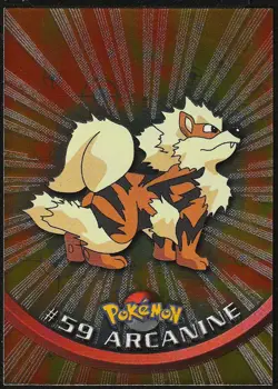 topps Pokemon TV Animation Edition Series 1 Holo Foil #59 Arcanine - Image 1