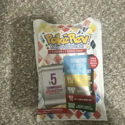 PokeRev Mystery Pack Diamond 6.0 Sealed 6 Pokemon Booster Packs 5+1 Bonus Pack - Image 1