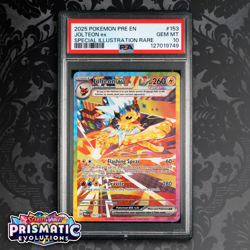 Pokemon TCG: Prismatic Evolutions - Jolteon EX 153/131 SIR Rare [PSA 10 GEM] - Image 1