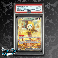 Pokemon: Black Bolt - Meloetta EX 167/086 SIR Illustration Rare [PSA 10] GEM - Image 1