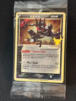 Pokemon SEALED Greninja Gold Star Promo SWSH144 25th Anniversary Celebrations - Image 1
