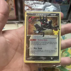 Pokemon Greninja Gold Star Promo SWSH114 Celebrations Sealed - Image 1