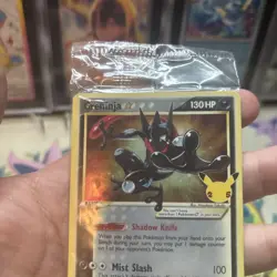 Pokemon Greninja Gold Star Promo SWSH114 Celebrations Sealed - Image 3