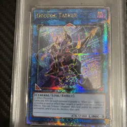 Yugioh Decode Talker TN23-EN009 Quarter Century Secret Rare PSA 9 Mint - Image 2