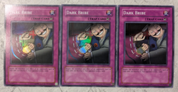Yu-Gi-Oh! Dark Bribe (x3), Super Rare, Video Game Promo, GX04-EN002, LP - Image 1