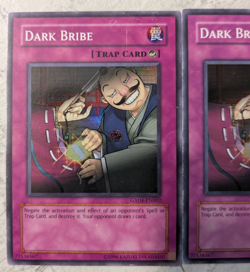 Yu-Gi-Oh! Dark Bribe (x3), Super Rare, Video Game Promo, GX04-EN002, LP - Image 2