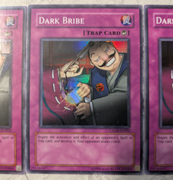 Yu-Gi-Oh! Dark Bribe (x3), Super Rare, Video Game Promo, GX04-EN002, LP - Image 3
