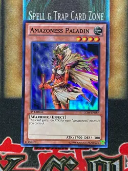 Yugioh Amazoness Paladin LCJW-EN087 Super Rare 1st Ed LP - Image 1