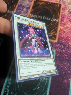 Yu-Gi-Oh! Chevalier de Fleur LED8-EN032 Rare 1st Edition NM - Image 2
