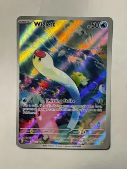 Pokemon Card - Wiglett Scarlet & Violet Base Set 206/198 Illustration Rare - Image 1