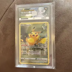 Pokemon Pikachu TCG Crown Zenith: Galarian Gallery Holo Card GG30/GG70 Ace 9 - Image 1
