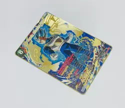 SS8 Vegeta Unbridled Power Dragon Ball Z Metal Gold Etched Art Trading Card Tc1 - Image 2