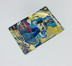 SS8 Vegeta Unbridled Power Dragon Ball Z Metal Gold Etched Art Trading Card Tc1 - Image 3