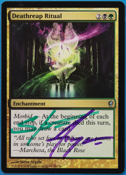 Deathreap Ritual Conspiracy NM Uncommon SIGNED CARD (504952) ABUGames - Image 1