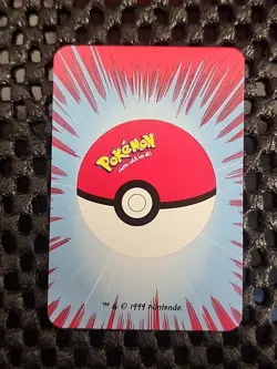 Gastly Pokemon 1999 Mini Deck Playing Cards 2.5x1.75in King Of Hearts Red - Image 2