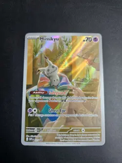 Pokemon TCG Mimikyu Scarlet & Violet Promo Card 075/Promo Near Mint NM - Image 1