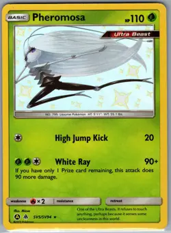 Pheromosa SV5/SV94 Hidden Fates: Shiny Vault - Pokemon Card - NM - Image 1