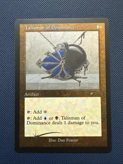 MTG - Talisman of Dominance (Retro Frame) (Foil Etched) - SLD NM - Image 1