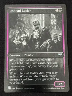1x MTG Undead Butler (Foil) - Innistrad: Double Feature (DBL) #400 - Magic - Image 1