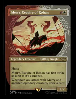 Merry, Esquire of Rohan (Showcase) 325 Foil R Universes Beyond: The Lord of the - Image 1