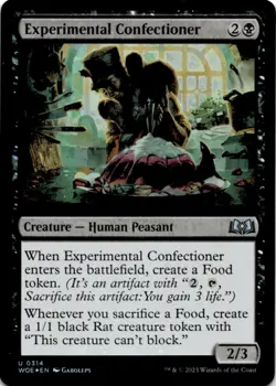 MTG Experimental Confectioner Foil NM Wilds of Eldraine Magic 314 - Image 1