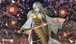 MTG The Wandering Emperor Playmat / Kamigawa: Neon Dynasty / ensky.CO.,LTD. - Image 1