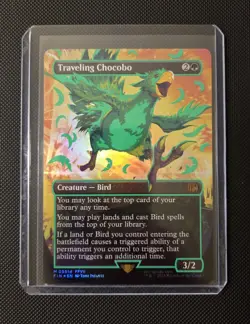 Traveling Chocobo・Borderless・Neon Ink GREEN・#0551 - Image 1