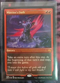 Warrior's Oath ETHCED FOIL 456 Double Masters 2022 2X2 MINT MTG - Image 1