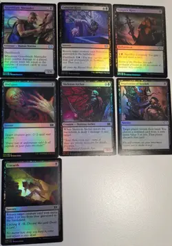 13x BLACK SWAMP FOIL Commons & Uncommons Double Masters 2022 2X2 MINT MTG EDH - Image 3