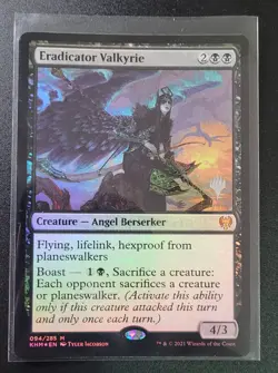 Eradicator Valkyrie FOIL PROMO Mythic 094/285 Kaldheim KHM EDH MINT MTG - Image 1