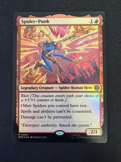 Spider-Punk (Foil) - 0092 - Marvel's Spider-Man MTG - NM/M - Image 1