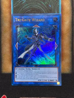 Yugioh Tri-Gate Wizard SDCL-EN042 Ultra Rare 1st Ed MP - Image 1